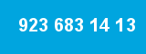 923 683 14 13 923 683 14 13